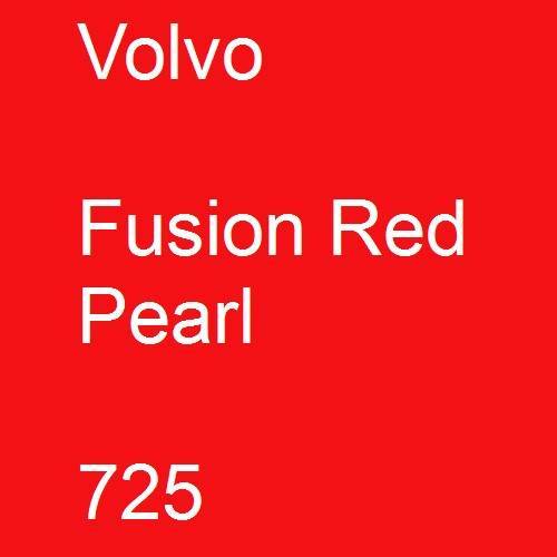 Volvo, Fusion Red Pearl, 725.